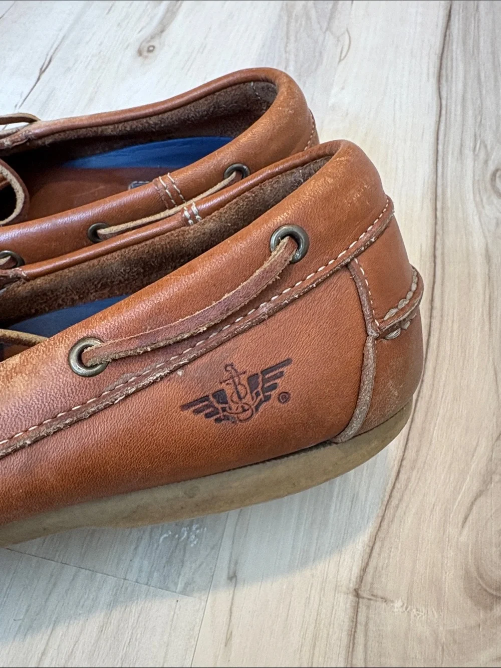 Classic Brown Leather Boat Shoes